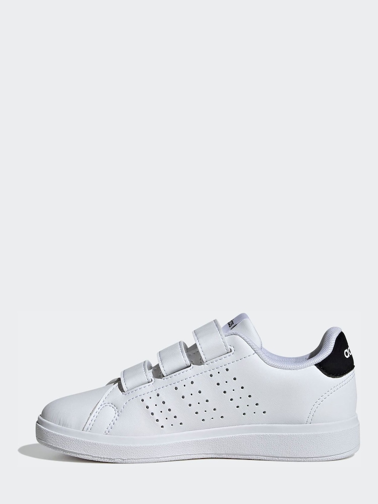 adidas White Advantage Base 2.0 Shoes - Image 2 of 9