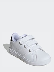 adidas White Advantage Base 2.0 Shoes - Image 3 of 9