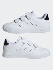 adidas White Advantage Base 2.0 Shoes - Image 7 of 9