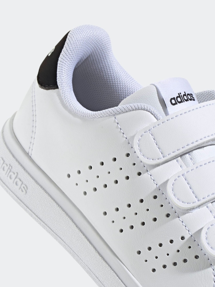 adidas White Advantage Base 2.0 Shoes - Image 9 of 9