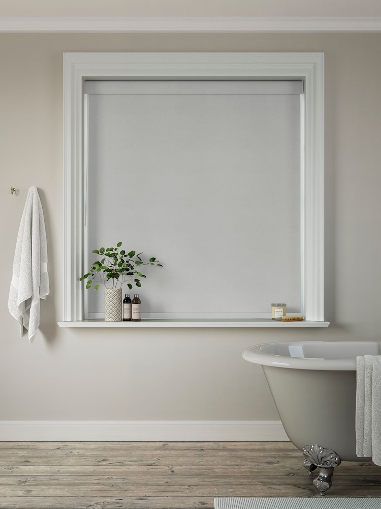 Dove Grey Solstice Made to Measure Blackout Roller Blind - Image 2 of 6