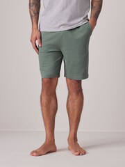 Sage Green 100% Cotton Lightweight Shorts - Image 1 of 8