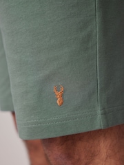 Sage Green 100% Cotton Lightweight Shorts - Image 6 of 8