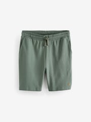 Sage Green 100% Cotton Lightweight Shorts - Image 7 of 8