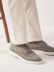 Pierre - Chaussures Brogue en cuir à semelle cuprobe - Image 1 de 7