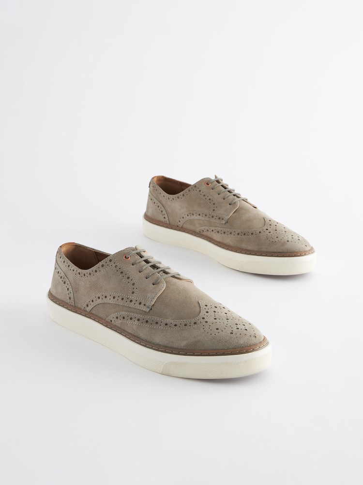 Pierre - Chaussures Brogue en cuir à semelle cuprobe - Image 2 de 7 Pierre - Chaussures Brogue en cuir à semelle cuprobe - Image 2 de 7