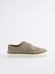 Pierre - Chaussures Brogue en cuir à semelle cuprobe - Image 3 de 7