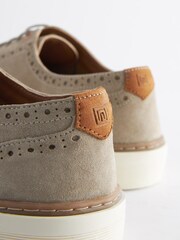 Pierre - Chaussures Brogue en cuir à semelle cuprobe - Image 4 de 7