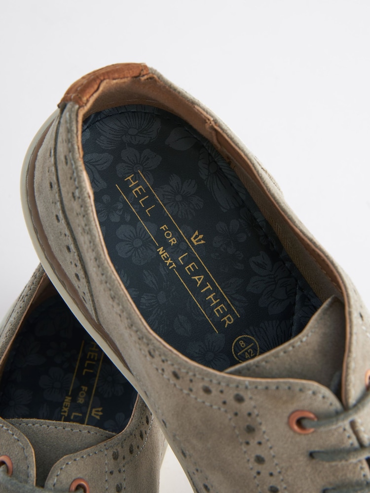 Pierre - Chaussures Brogue en cuir à semelle cuprobe - Image 7 de 7