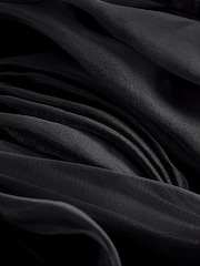 Black N.Premium Organza Ruffle Sleeve Bolero Cover-Up - Image 6 of 6