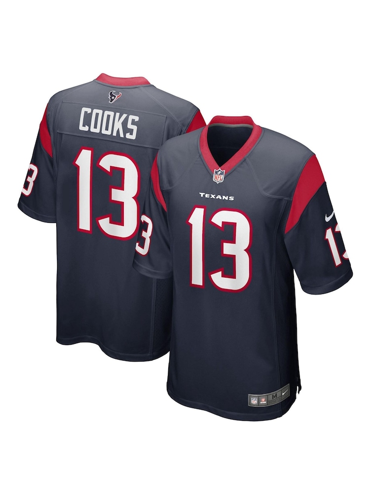 Nike Blue NFL Houston Texans Game Team Colour Jersey - Brandin Cooks - Image 1 of 3