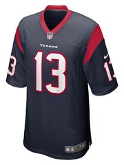 Nike Blue NFL Houston Texans Game Team Colour Jersey - Brandin Cooks - Image 2 of 3