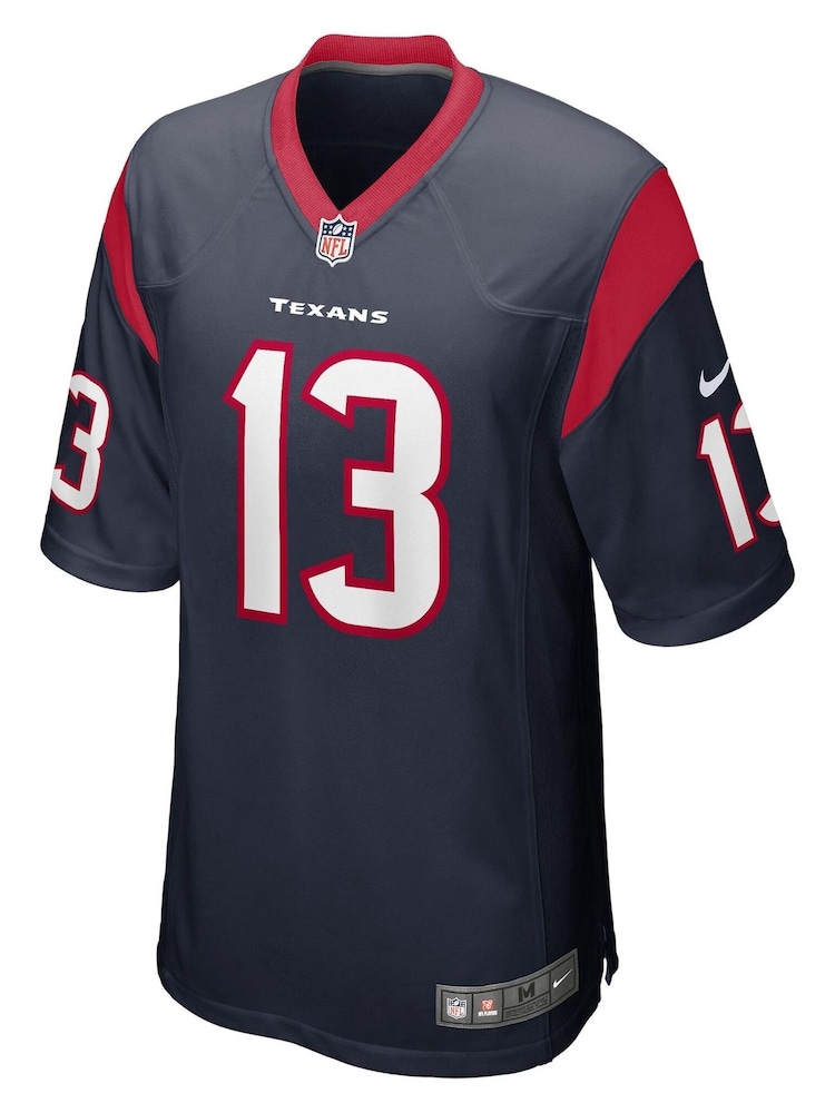 Nike Blue NFL Houston Texans Game Team Colour Jersey - Brandin Cooks - Image 2 of 3
