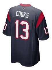 Nike Blue NFL Houston Texans Game Team Colour Jersey - Brandin Cooks - Image 3 of 3