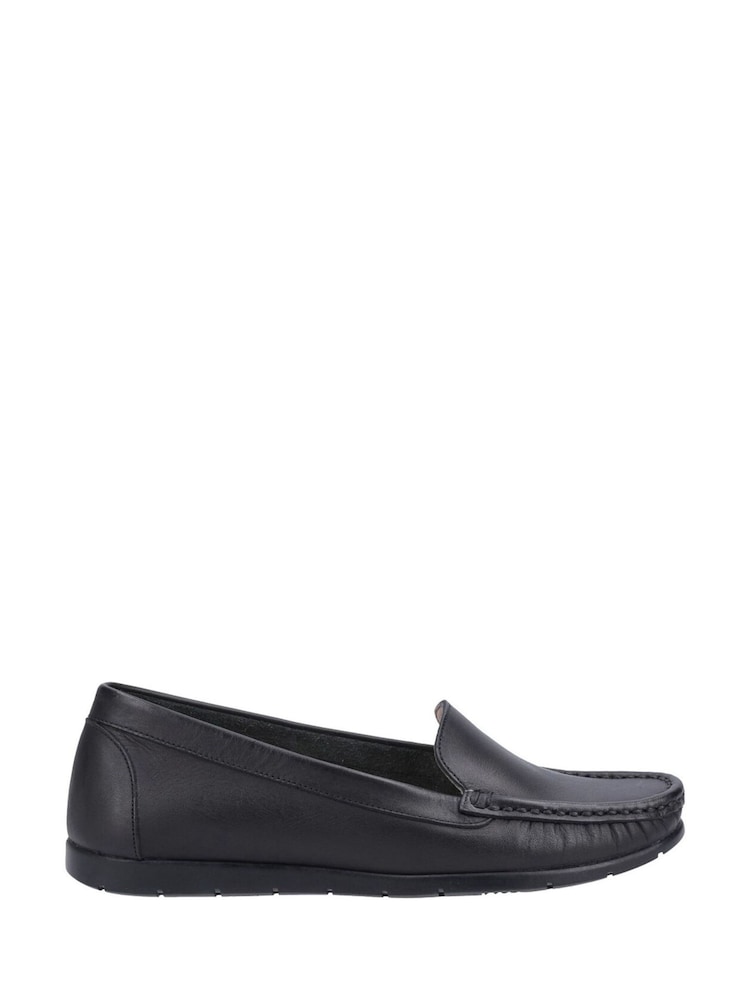 Fleet & Foster Black Tiggy Slip On Loafers - Image 1 of 1 Fleet & Foster Black Tiggy Slip On Loafers - Image 1 of 1