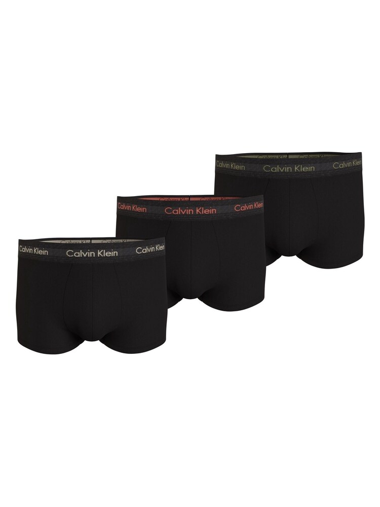 Calvin Klein Black Low Rise Boxers 3 Pack - Image 1 of 5