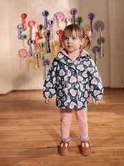 Blue Cath Kidston Heart Print Trench (3mths-7yrs) - Image 1 of 6
