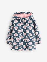 Blue Cath Kidston Heart Print Trench (3mths-7yrs) - Image 2 of 6
