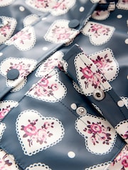 Blue Cath Kidston Heart Print Trench (3mths-7yrs) - Image 5 of 6