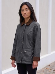 Roman Blue Petite Showerproof Coat - Image 1 of 4