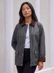 Roman Blue Petite Showerproof Coat - Image 3 of 4