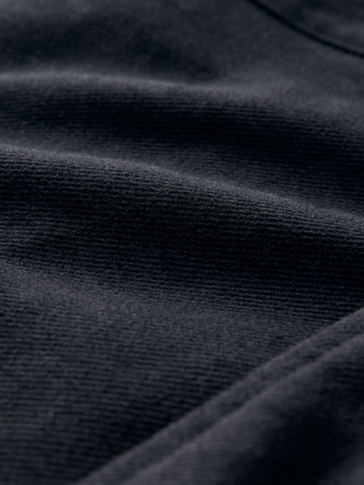 Navy Blue Signature Twill Moleskin Four Pocket Padded Coat - Image 8 of 9