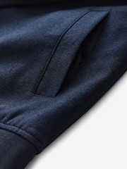 Navy Blue Wool Blend Bomber Jacket - Image 10 of 11