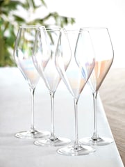 Paris Iridescent Lustre Set of 4 Red Wine Glasses - Image 2 of 3