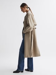 Reiss Black Sienna Leather Heeled Western Boots - Image 2 of 6