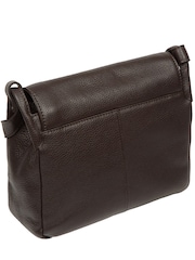 Pure Luxuries London Brown Callie Leather Cross-Body Bag - Image 5 of 6