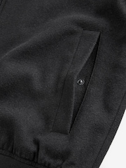 Black Wool Blend Bomber Jacket - Image 10 of 12