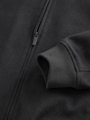 Black Wool Blend Bomber Jacket - Image 11 of 12