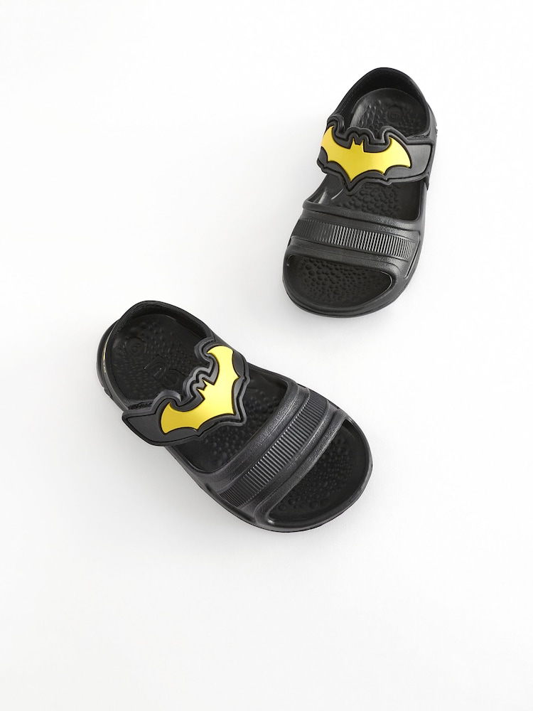 Black Batman Pool Sliders - Image 1 of 6