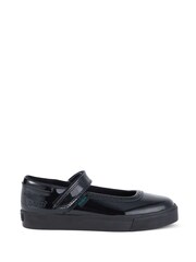 Kickers Black Junior Tovni Brogue Mary Jane Patent Leather Shoes - Image 1 of 8
