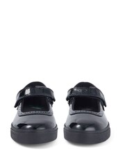 Kickers Black Junior Tovni Brogue Mary Jane Patent Leather Shoes - Image 3 of 8