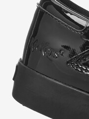 Kickers Black Junior Tovni Brogue Mary Jane Patent Leather Shoes - Image 8 of 8