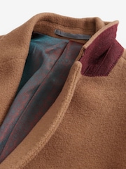 Neutral Signature Soft Touch Wool Rich Epsom Coat - Image 10 of 12