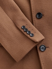 Neutral Signature Soft Touch Wool Rich Epsom Coat - Image 11 of 12