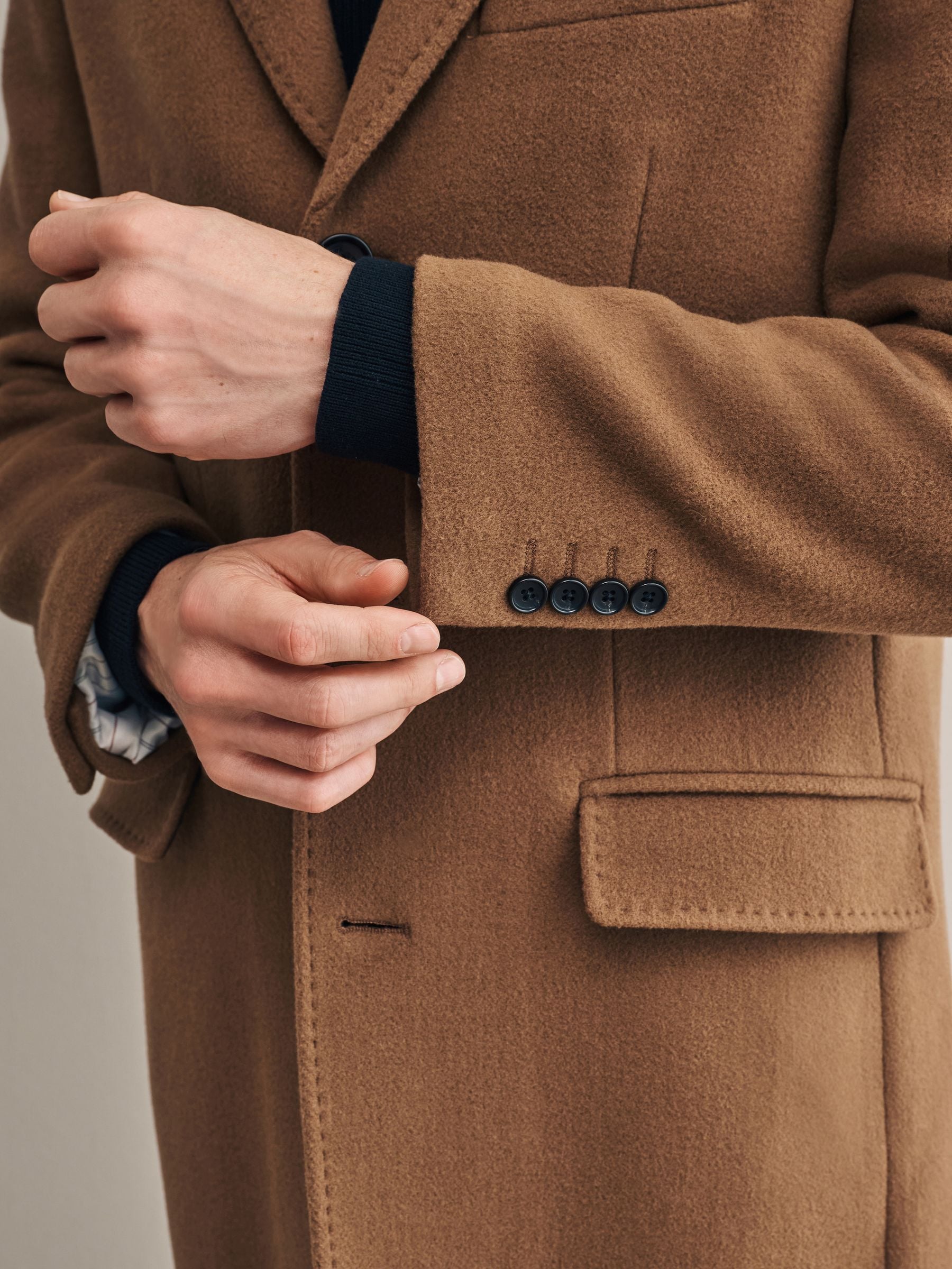 Buy Camel Signature Soft Touch Wool Rich Italian Fabric Epsom