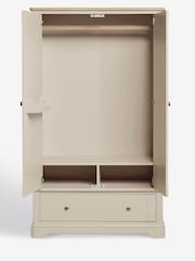 Stone Hampton Painted Oak Double, 1 Drawer Wardrobe - Image 5 of 10