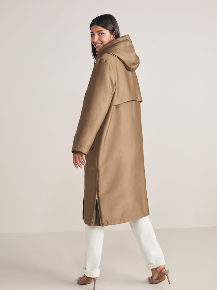 Rehbraun - Steppdecke Parka jacke - Bild 2 von 7
