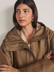 Rehbraun - Steppdecke Parka jacke - Bild 4 von 7