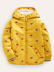 Boden Yellow Sherpa Lined Anorak Coat - Image 1 of 5
