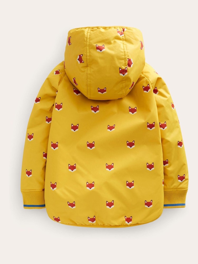 Boden Yellow Sherpa Lined Anorak Coat - Image 2 of 5
