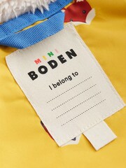 Boden Yellow Sherpa Lined Anorak Coat - Image 4 of 5