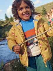 Boden Yellow Sherpa Lined Anorak Coat - Image 5 of 5