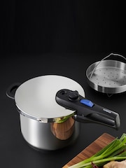 Tower Silver 6L Pressure Cooker - Image 1 of 4