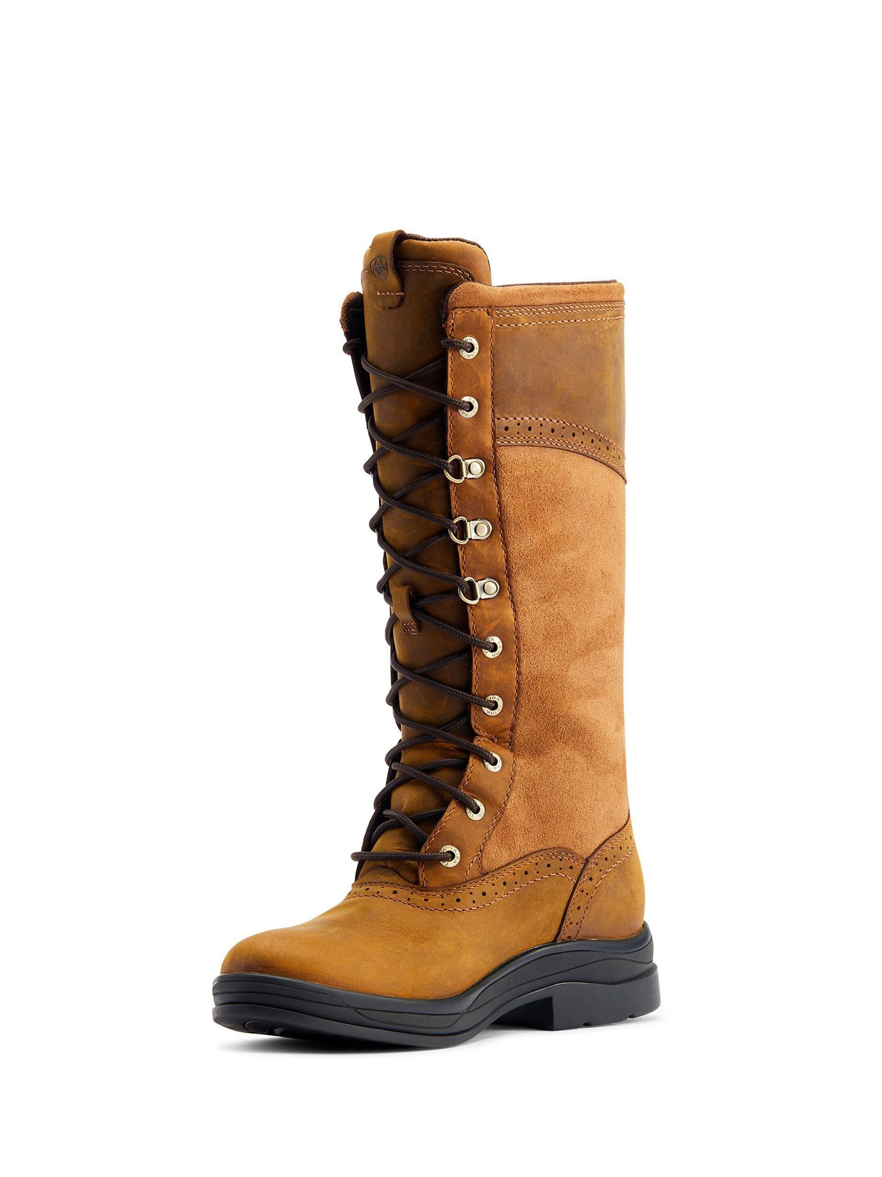 ARIAT 2023 Frauen Wythburn Ii wasserdichte Reitstiefel 10042411 - Verwittert Braun Footwear UK Size - UK 7 im Sale main image 1