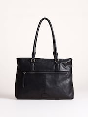 Lakeland Leather Black Piel Tote Bag - Image 3 of 6