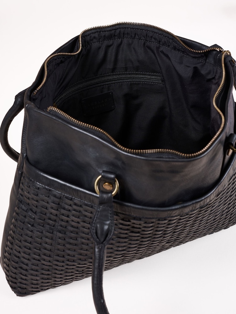 Lakeland Leather Black Piel Tote Bag - Image 6 of 6 Lakeland Leather Black Piel Tote Bag - Image 6 of 6